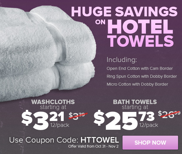 Hotel Towels on Sale!