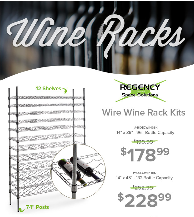 Regency Wine Racks On Sale!