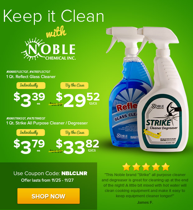 Noble Cleaners from $3.39!