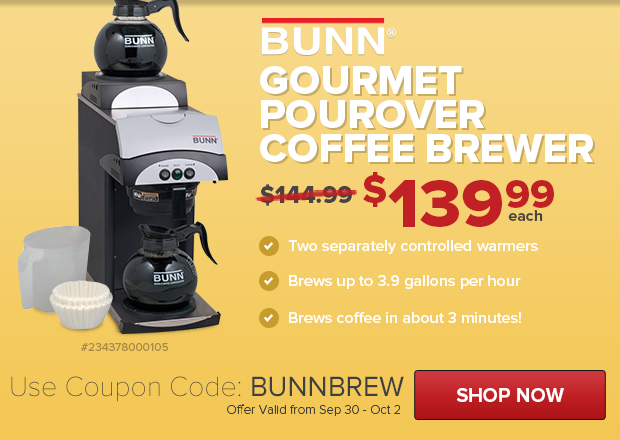 Bunn Coffee Brewer on Sale!