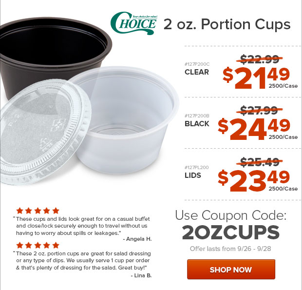 2 oz. Portion Cups