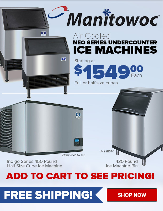 Great Prices on Manitowoc Ice Machines!