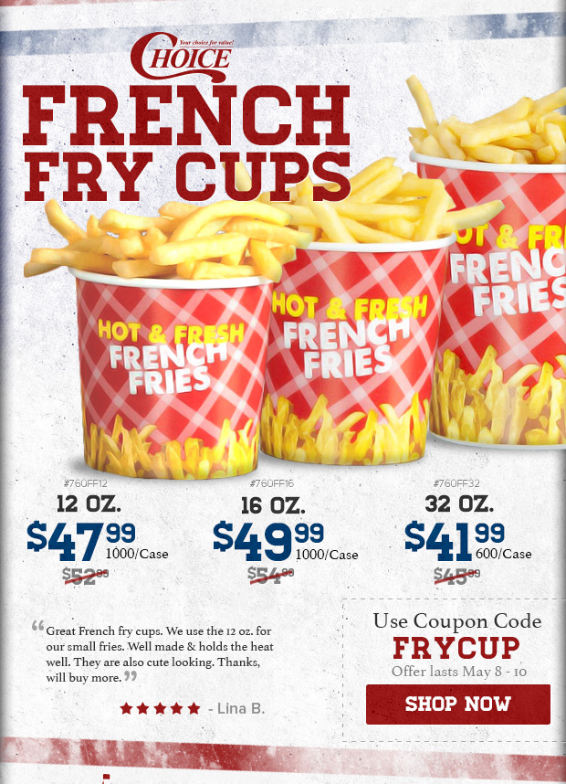 Choice French Fry Cups