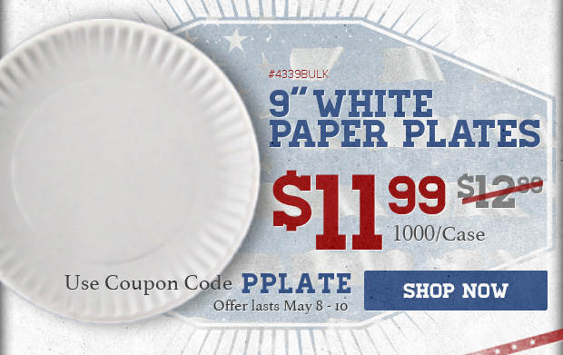 White Paper Plates