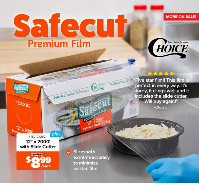 Don't Miss These Deals on Foodservice Film, Deli Containers