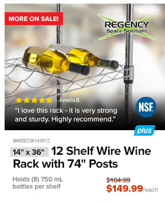 Wire Wine Shelving