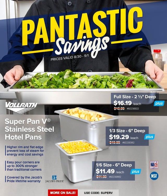 Vollrath Hotel Pans