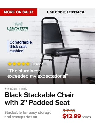 Lancaster Table & Seating Stackable Chairs