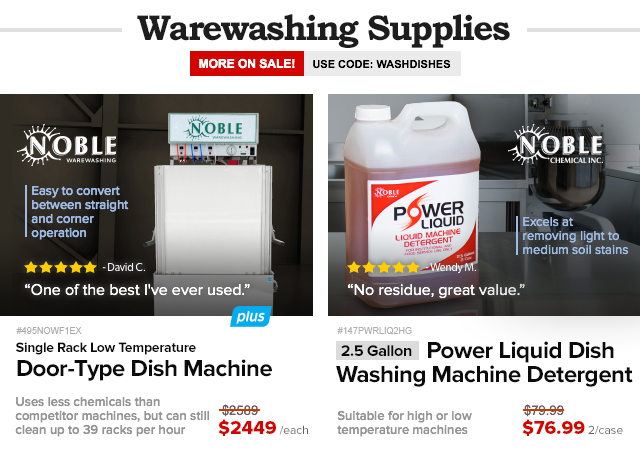 Warewashing Supplies