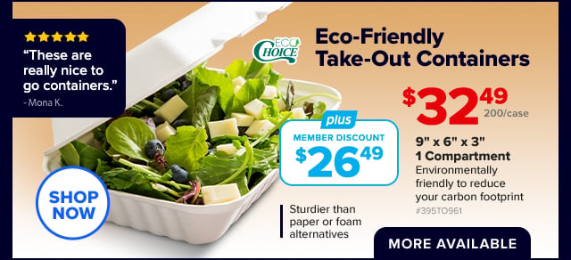 Eco-Friendly Take-Out Containers