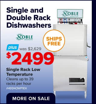 Single and Double Rack Dishwashers