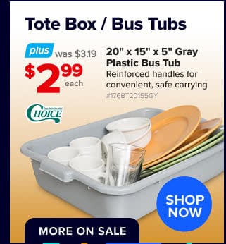 Tote Box / Bus Tubs