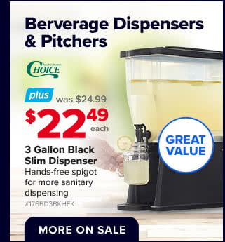 Beverage Dispensers & Pitchers