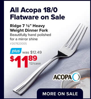 Acopa 18/0 Flatware