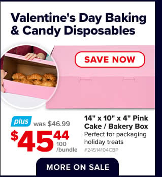 Valentine's Day Baking & Candy Disposables