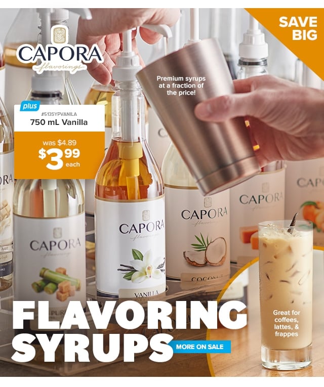 Capora Flavoring Syrups