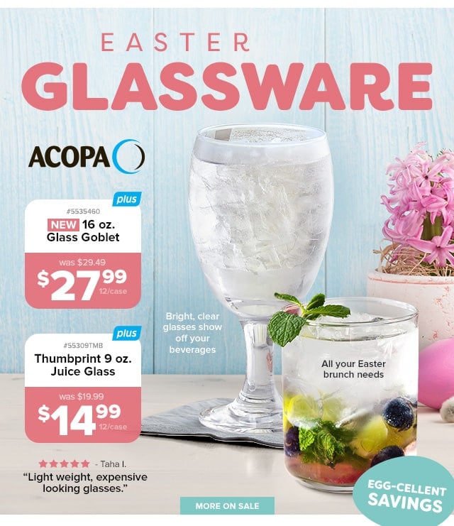 Acopa Glassware