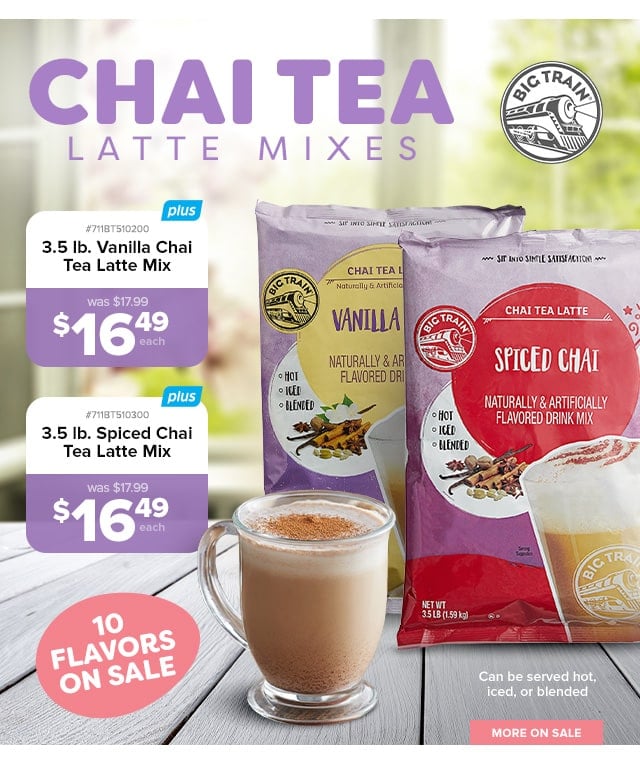 Chai Tea Latte Mixes