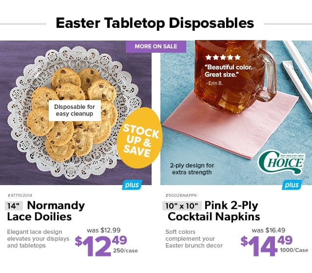 Easter Tabletop Disposables