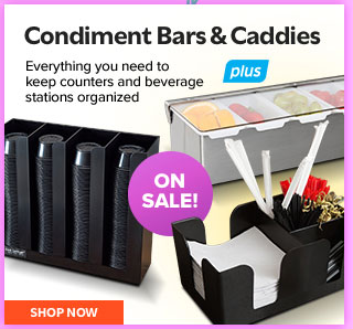 Condiment Bars & Caddies