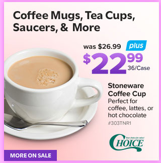 Coffee Mugs, Tea Cups, Cappuccino Cups, and Saucers