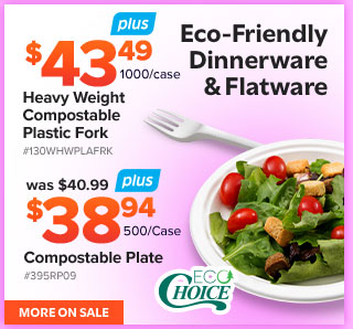 Eco-Friendly Dinnerware & Flatware