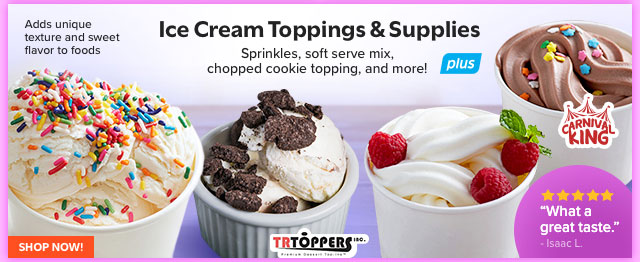 Ice Cream Toppings & Supplies