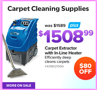 Carpet Shampooers, Extractors, & Steamers