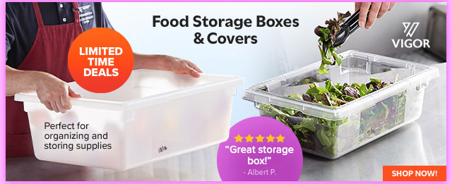 Food Storage Boxes and Covers