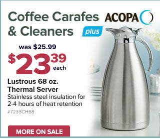 Coffee Carafes and Carafe Cleaners