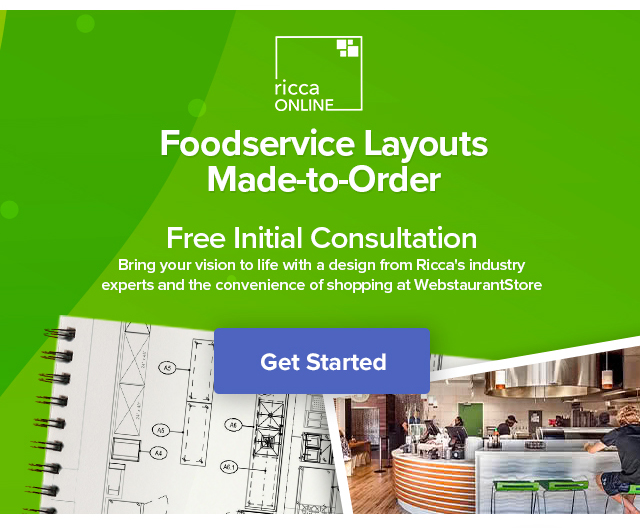 Food service layout design