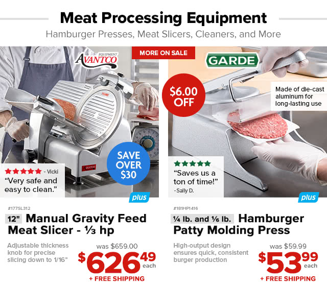 Meat Processing Equipment & Cleaners