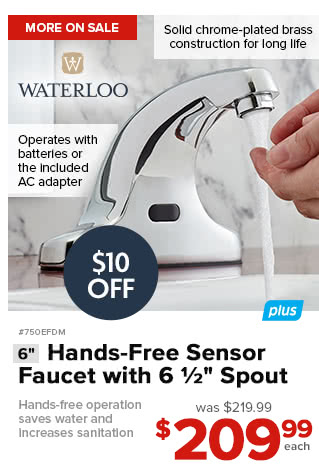 New! Touchless & Electronic Faucets