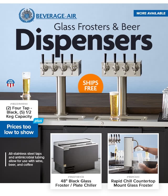 Glass Frosters & Beer Dispensers
