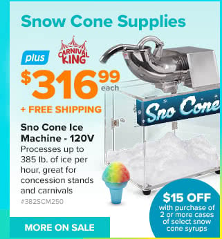 Snow Cone Supplies