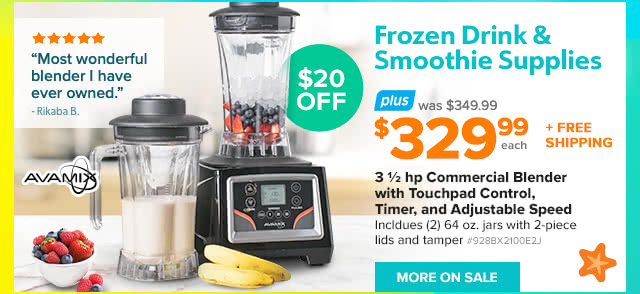 Frozen Drink & Smoothie Supplies