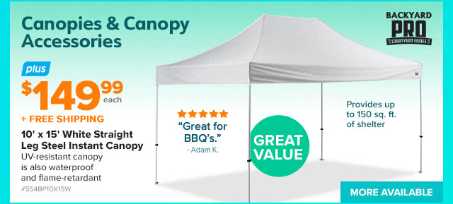 Canopies & Canopy Accessories