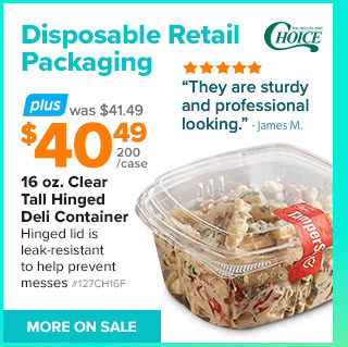 Disposable Retail Packaging