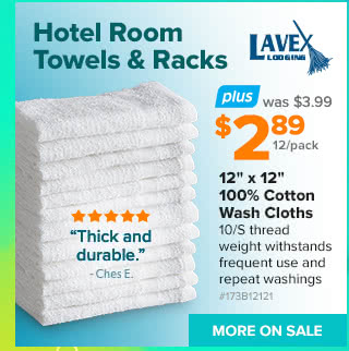 Hotel Room Towels & Racks