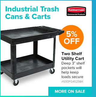 Industrial Trash Cans & Carts