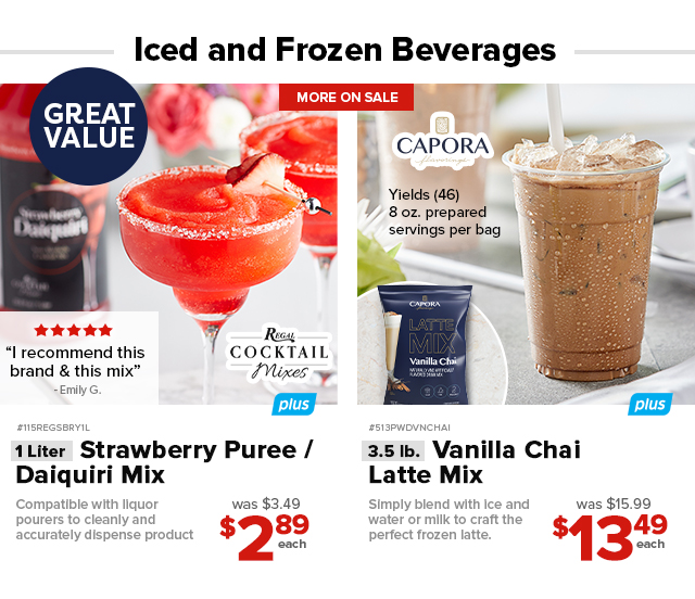 Shop Iced Frozen Beverages