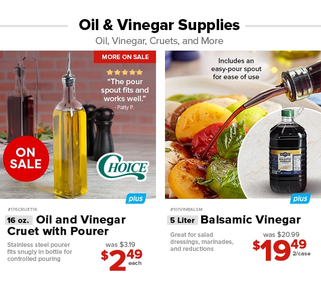Shop Oil and Vinegar Supplies