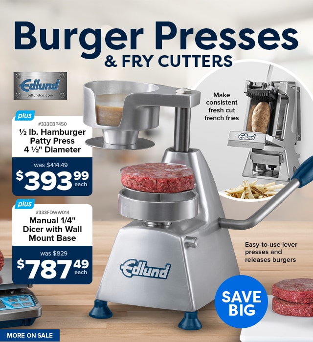 Shop Burger Presses and Fry Cutters