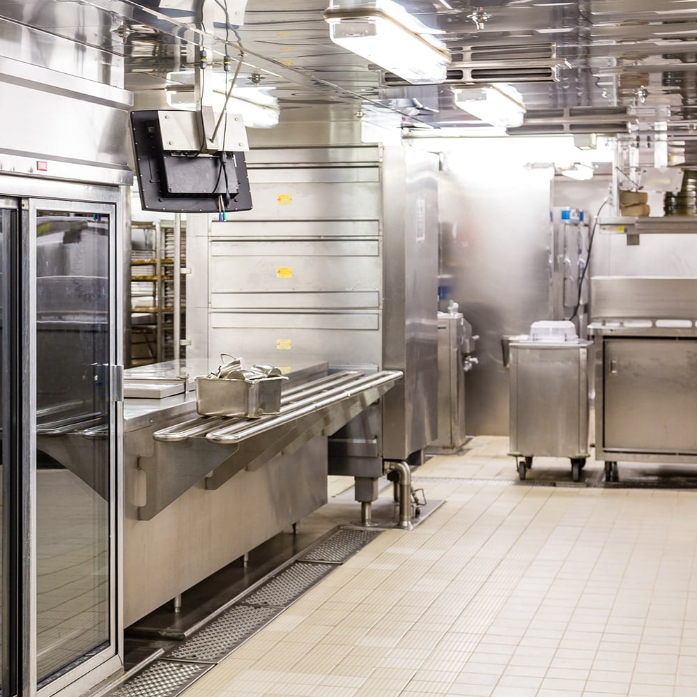 empty commissary kitchen