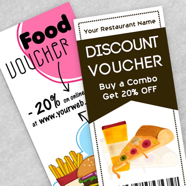 Reduced-price restaurant coupons