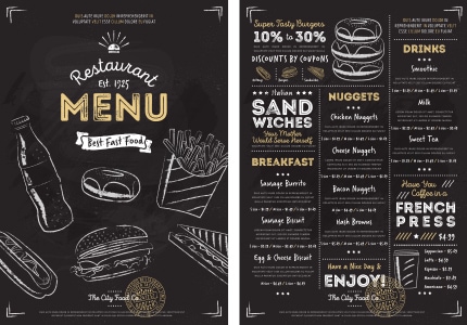 background layout menu How Design to  a Create Menu Restaurant Menu