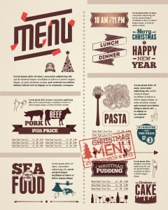 Restaurant menu template