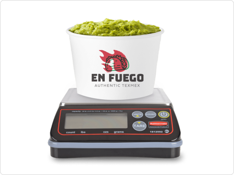 guacamole on scale