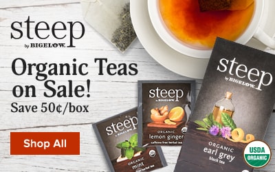 Steep By Bigelow Organic Earl Grey Tea - 20/Box