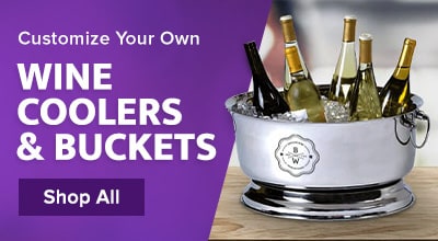 Curvilinear Wine Chiller Bucket - Brilliant Promos - Be Brilliant!